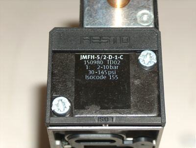 Festo jmfh-5/2-d-1-c solenoid valve, 5/2 bistable 