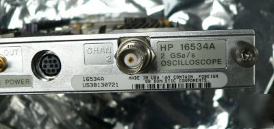 Hp 16534A dc-500MHZ 2CH digital o-scope module & 10441A