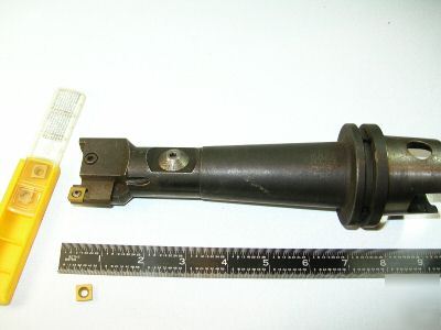 Kennametal km-63 tenth set cutter with inserts 