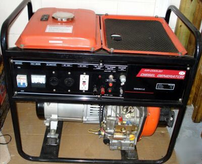 New air -cooled diesel generator 5.5 kw 6000 