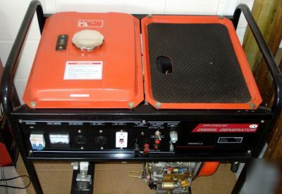 New air -cooled diesel generator 5.5 kw 6000 