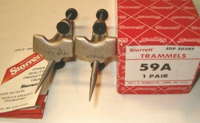 Starrett trammel / trammels no. 59A excellent