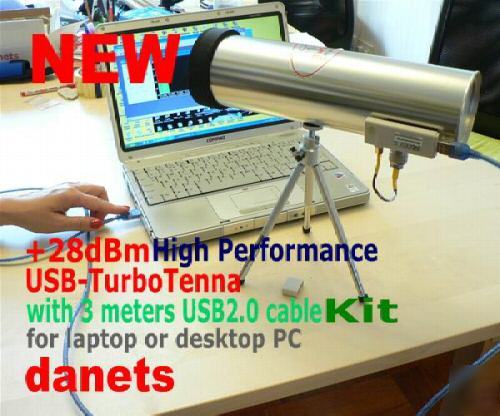 Usb-turbotenna+28DB no-losswifi home networking booster