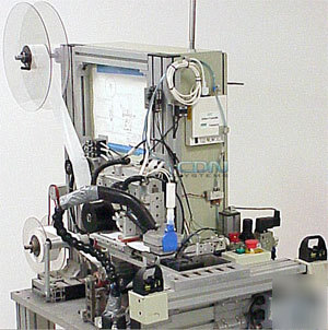Perlos automatic labeler protective tape taper machine