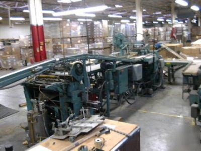 Rigid box cardboard manufacturing box line- rebuilt