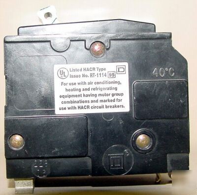 Square d model qob 3 pole 15 amp 240VAC circuit breaker