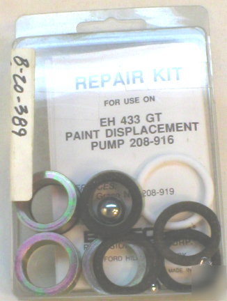 Graco airless EH433GT packing kit 208919