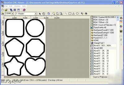 Routout cnc router software / stepper motor control