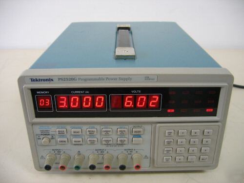 Tektronix PS2520G tripple output power supply