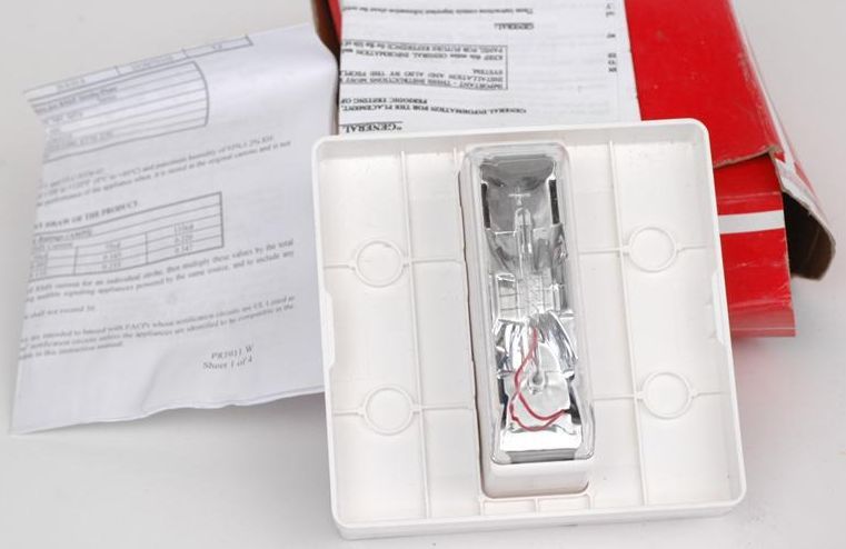 Wheelock rss-24MCW-fw multi-candela alarm strobe light