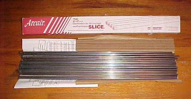 Arcair slice rods # 43-049-002 1/4X22 uncoated 25 pc
