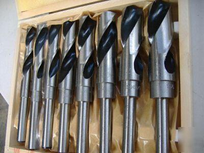 Drills*8PC hss reduced shank drill set 9/16- 1