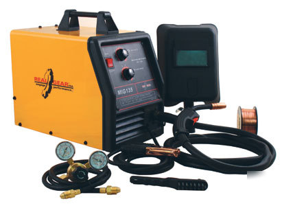 New realgear usa MIG135 mig & flux core 135 amp welder 