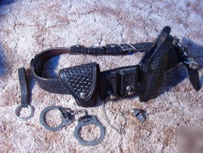 Old west police/security belt & asscessories-holster