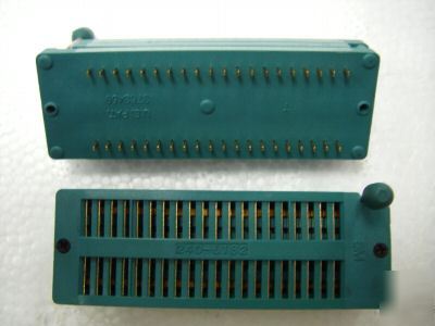 PKG10,gold 40 pin universal zif test dip ic's ic socket