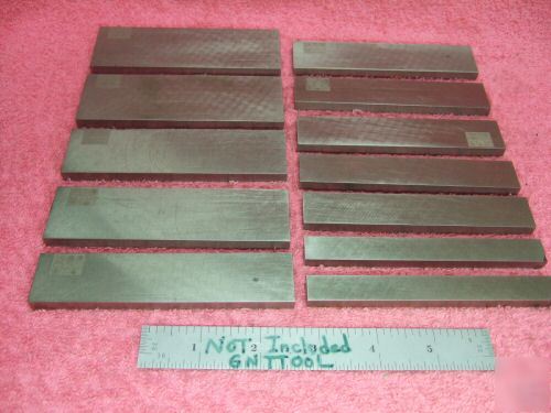 Parallel set toolmaker made 6PAIR 12PIECES air-hardened