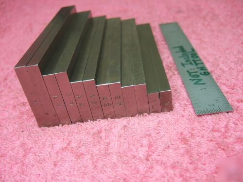 Parallel set toolmaker made 6PAIR 12PIECES air-hardened