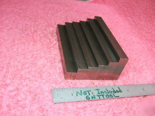 Parallel set toolmaker made 6PAIR 12PIECES air-hardened