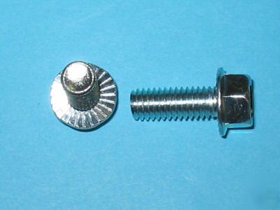 2,500 serrated flange screws - size 1/4-20 x 1-1/4