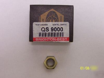 50 pc brighton-best grade 8 hex nuts zinc nuts 3/4-16