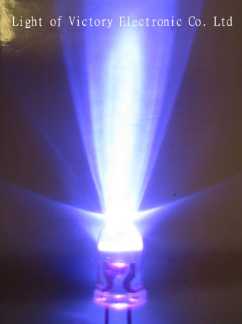 50P 5MM ultra violet uv led lamp 7,000MCD + 50 resistor