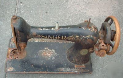 Antique 1910 singer sewing machine for parts