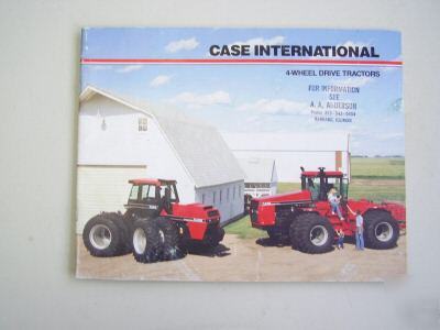 Case ih 4-wd tractor litterature, 9100 & 94 series 