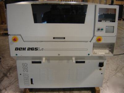 Dek 265 spare parts & service for screen printer smt