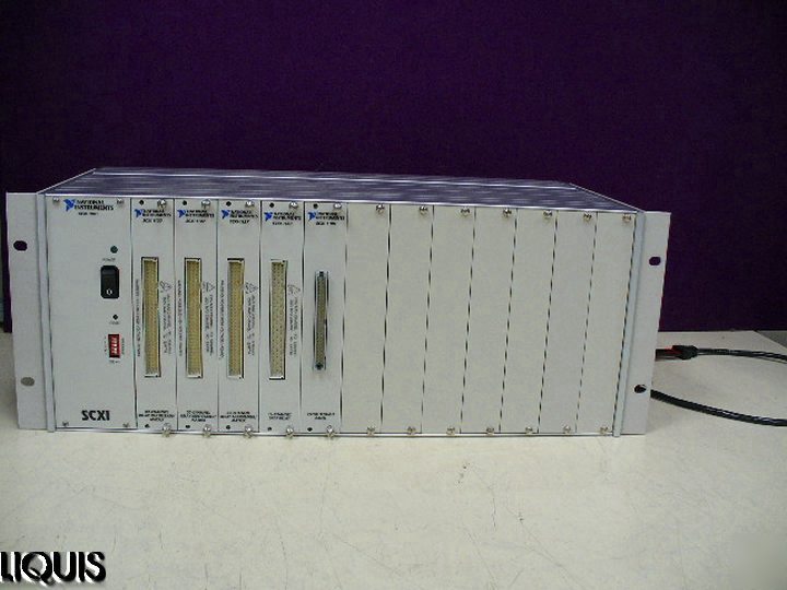 National instruments scxi-1001 12-slot chassis scxi