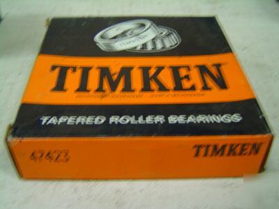 1 timken cone bearing p/n 47423 free shipping