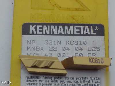 5PC npl-331N KC810 kennametal carbide insert 55 degree