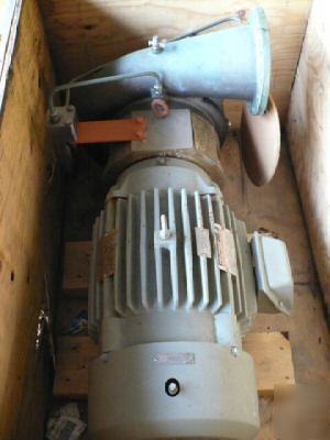 830 gpm water pump, 6X6, 10 hp electric motor, unused 