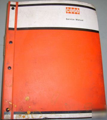 Genuine case 1150 crawler service manual in case binder