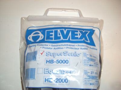 New brand elvex brand supersonic HB5000 ear muffs