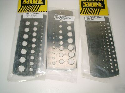 Set of drill gauges