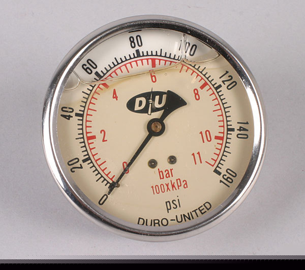 United instrument 40-400FG-02B-0/160 liquid fill gauge