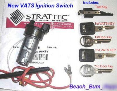 Vats ignition switch cadillac allante 1989 - 1993 92 91