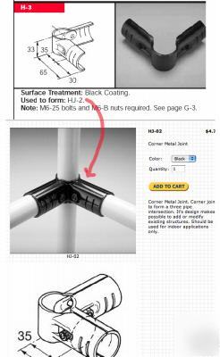 New 12 creform joint pieces (# H3) to fit 28MM od pipe