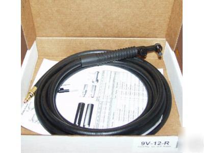 New SR9V-12-r w/gas valve wp-9 tig torch 12FT cable