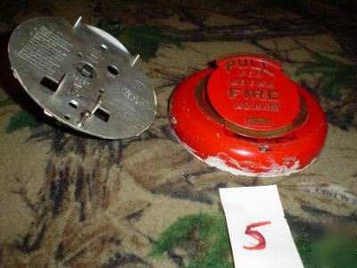 Standard electric time vintage fire alarm pull station