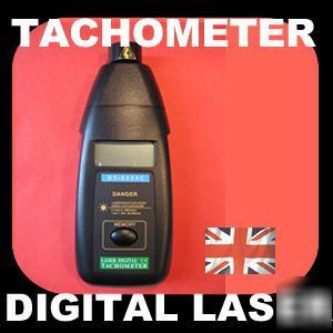 Tachometer digital laser rpm rev tester meter car lcd
