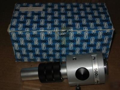 500X nikon model v-12 profile projector lens # 10001