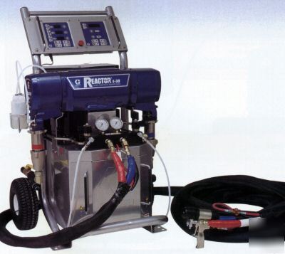 Graco e-20 reactor foam proportioner w/ fusion ap gun 