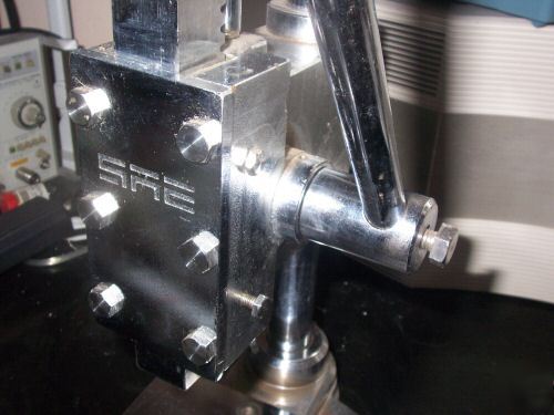 Manual chrome machinery tooling press - nice tool 