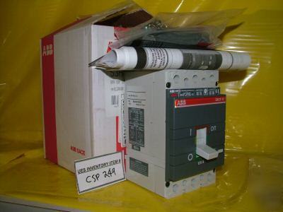 New box abb sace isomax S3B 125A 3 pole circuit breaker