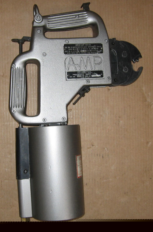 Pneumatic hand crimper tool amp 69015 tyco crimping