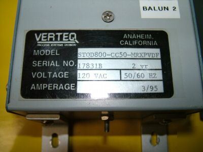 Verteq matching transformers 1069347.3 for STQD800-CC50