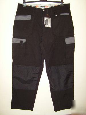 *bnwt* durakit workwear trousers overalls waist 34
