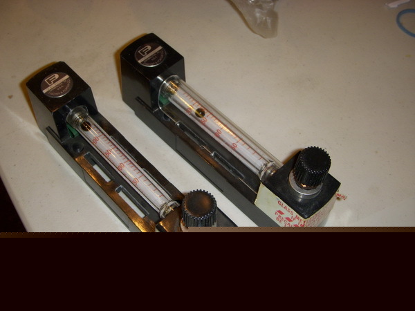 2 fischer & porter fp 7509 industrial flow meters 
