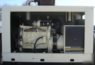 200KW kohler fast-response diesel generator - 125 hours